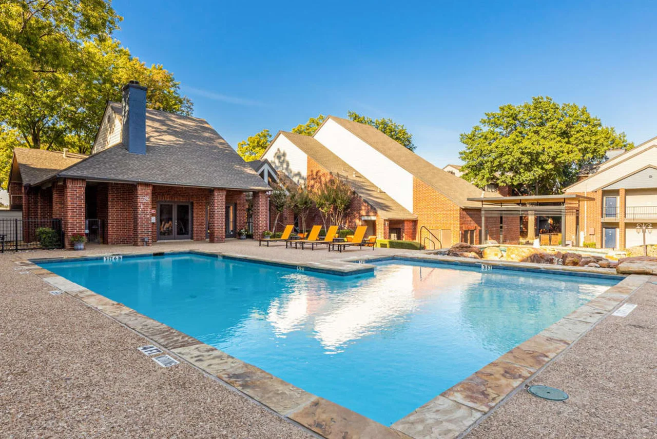 Refreshed deck, updated furniture, and landscaping improvements around the pool.